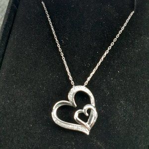 Double Heart Necklace Kay Jewelers